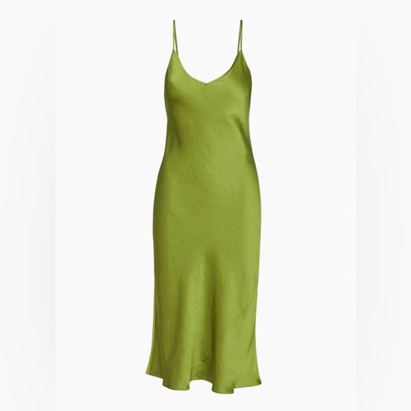 Wilfred Only Slip Midi Dress - medium, Succulent Green - Picture 1 of 7